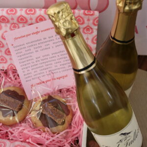 Caja COOKIES + Botella Cava Cal Tallaret